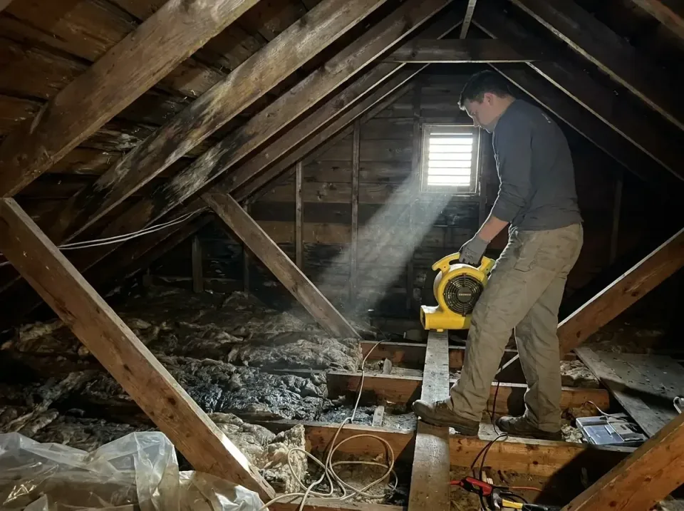 attic-water-damage-drying-proc-007 — frequently asked questions, Emergency Water Extraction & 24/7 Flood Response in La Palo…